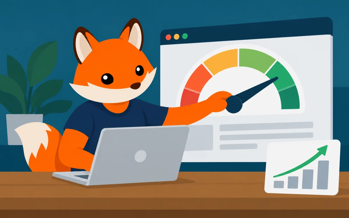 Orange Foxtrot fox illustration for Understanding Google PageSpeed rankings?