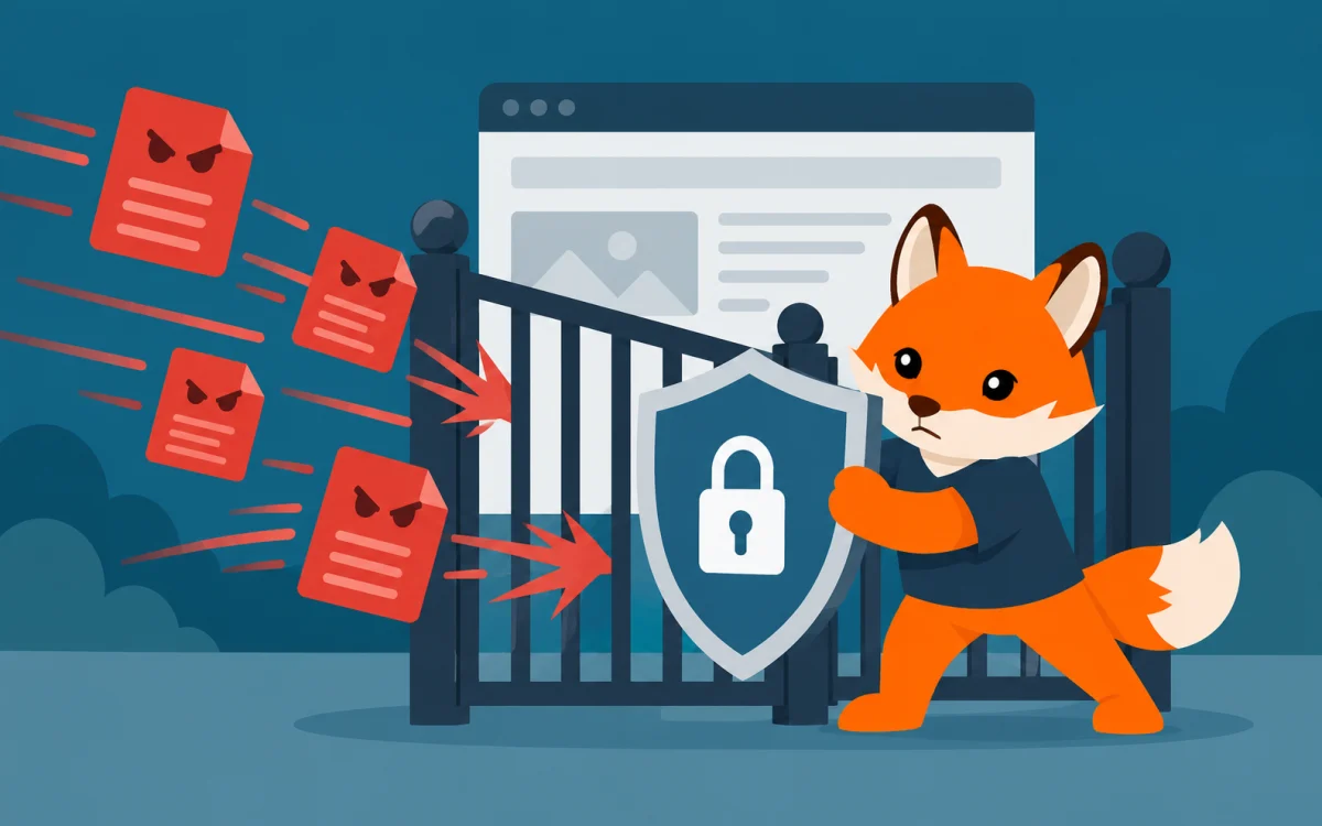 Orange Foxtrot fox illustration for Block xmlrpc.php requests via htaccess